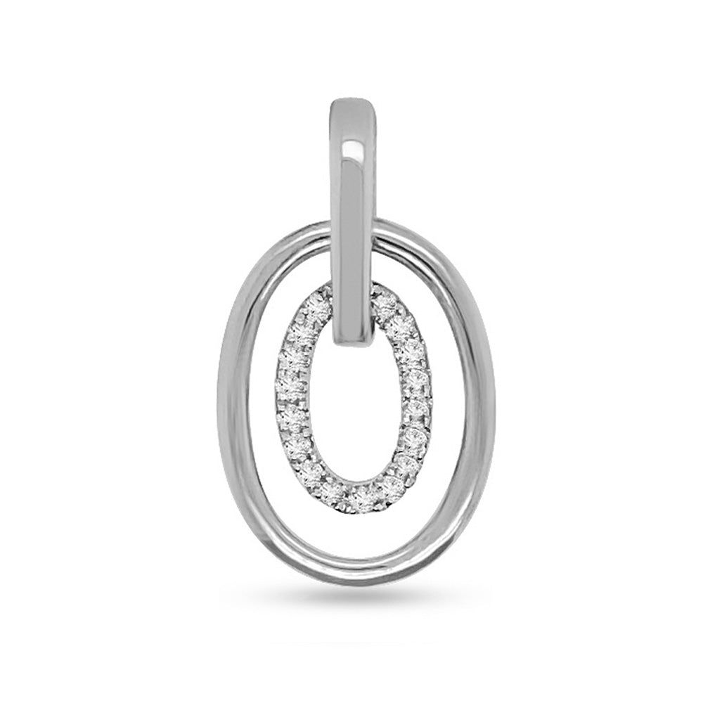 9k Diamond Pendant