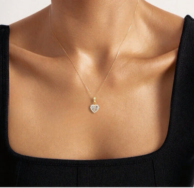 9K Yellow gold Evil Eye Pendant